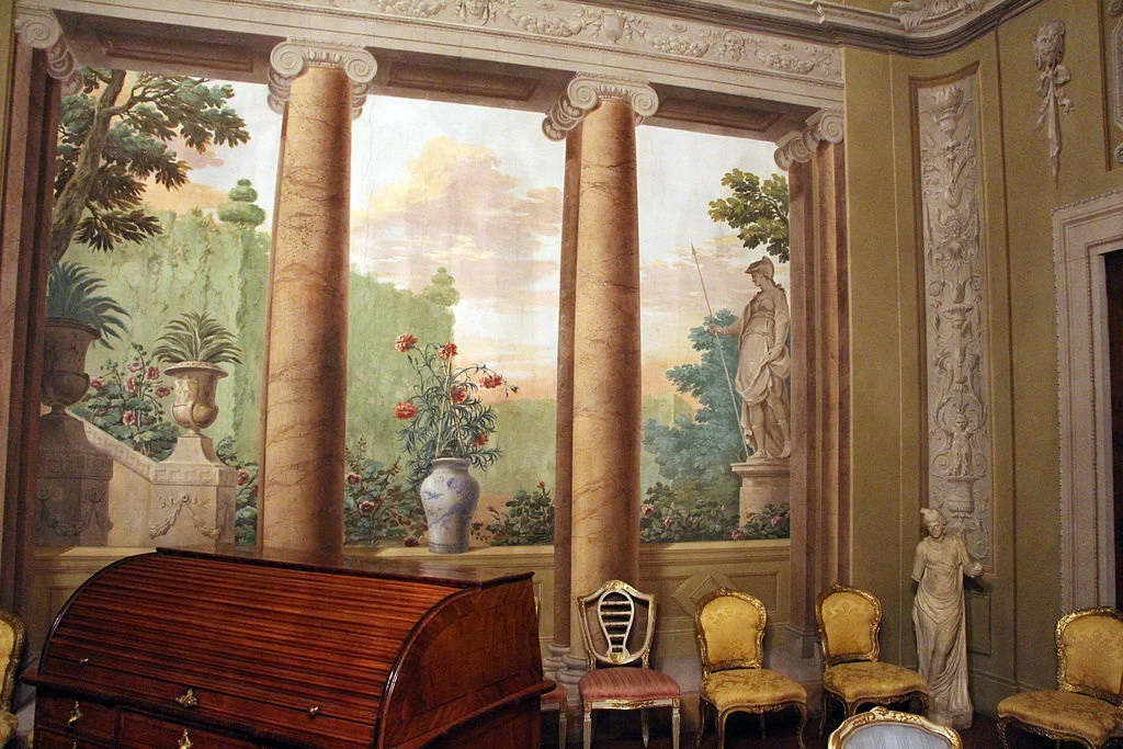 Villa di Poggio Imperiale - Appartamento leopoldino, Sala delle quattro stagioni